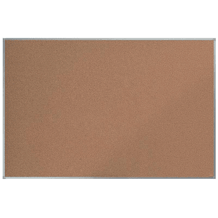 Nobo Essence Tablero de Anuncios de Corcho de 1500x1000mm - Montaje en Esquinas - Superficie Natural - Marco de Aluminio Anodizado - Color Natural