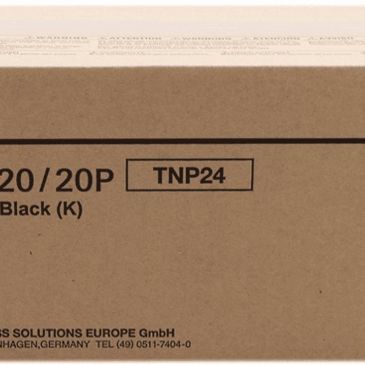 Konica Minolta TNP24 Negro Cartucho de Toner Original - A32W021 1
