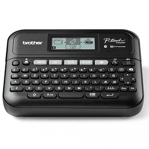 Brother P-Touch D460BT Rotuladora Electronica - Pantalla LCD - Ancho Max. de Cinta 18mm - Bluetooth, USB - Color Negro