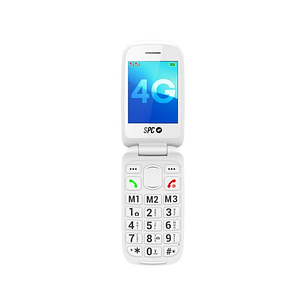 SPC Harmony 2 4G Telefono Movil para Mayores - Teclas Grandes - Radio FM- Boton de SOS - 3 Memorias Directas - Linterna - Base de Carga Incluida - Col