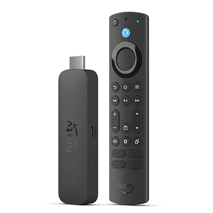 Amazon Fire TV Stick 4K MAX Wi-Fi 6E Bluetooth 5.2 - 4K - Wi-Fi 6E - Dolby Vision-Atmos y HDR10+ - 16GB de Capacidad - Conector HDMI - Mando por Voz A