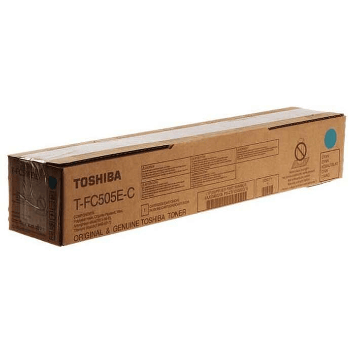 Toshiba T-FC505EC Cyan Cartucho de Toner Original - 6AJ00000290 1
