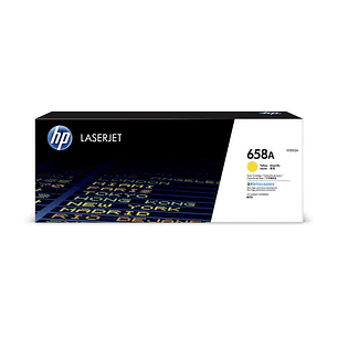 HP W2002A Amarillo Cartucho de Toner Original - 658A