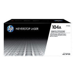 HP W1104A Negro Tambor de Imagen Original - 104A (Drum)