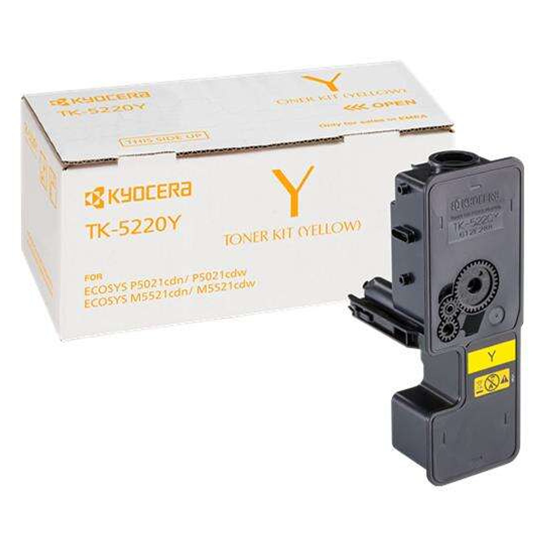 Kyocera TK5220 Amarillo Cartucho de Toner Original - Reemplaza 1T02R9ANL1/TK5220Y 1