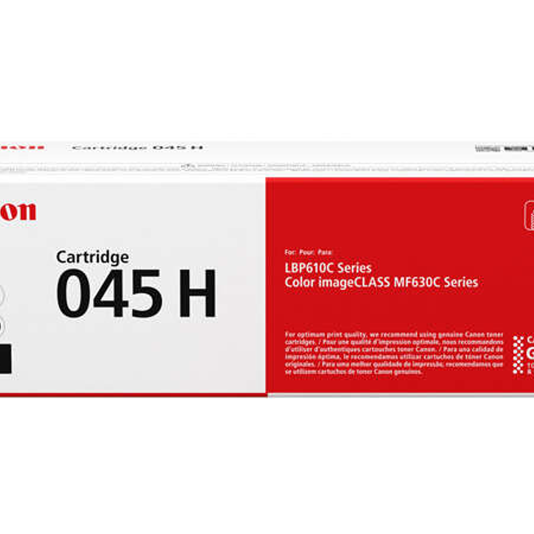 Canon 045H Negro Cartucho de Toner Original - 1246C002 1