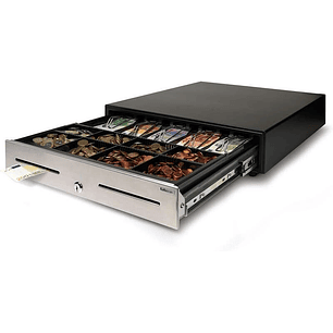 Safescan HD-4646S Cajon Portamonedas - Diseño Robusto y Duradero - Ajustable y Personalizable - Doble Conectividad para Sistemas de Punto de Venta