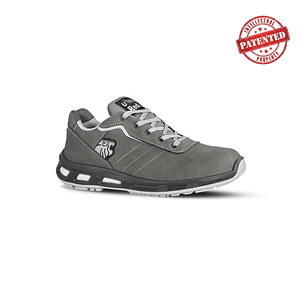 Upower Ring S ESD Calzado de Seguridad Bajos - Talla 38 - Cuero Nubuck, Puntera de Aluminio, Suela PU/PU, Hidrofugos, Antiarrugas, Antideslizantes, Pr