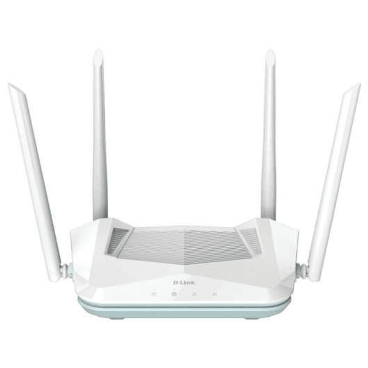 D-Link Eagle Pro AI AX1500 WiFi 6 Smart Router Doble Banda - Hasta 1200Mbps - 3 Puertos RJ45 10/100 Mbps - Control de Voz con Google/Alexa - 4 Antenas 1