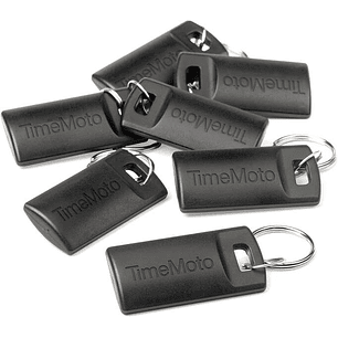 Timemoto RF-110 Pack 25 Llaveros RFID - Compacto - Facil Fichaje - Compatible con Terminales Timemoto