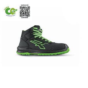 Upower Lake UK S ESD Calzado de Seguridad Carbon Neutral - Talla 45 - Proteccion S3S CI FO SR, Puntera AirToe Composite, Antideslizante, Resistente al