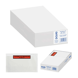 Dohe Caja de 1000 Sobres Autoadhesivos para Envio de Documentos 240x140mm - Packing List Especial Envios