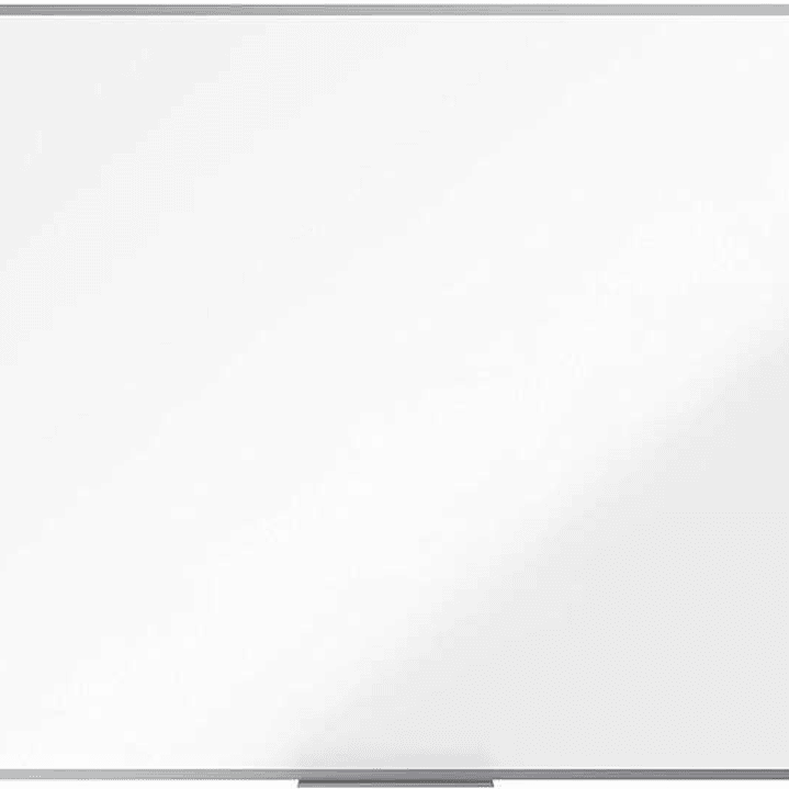 Nobo Essence Pizarra de Melamina 1500x1000mm - Marco de Aluminio Anodizado - Bandeja para Rotuladores - Color Blanco 1