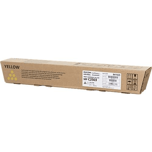 Ricoh Aficio MP-C2503SP/MP-C2003SP/MP-C2011SP Amarillo Cartucho de Toner Original - 841929