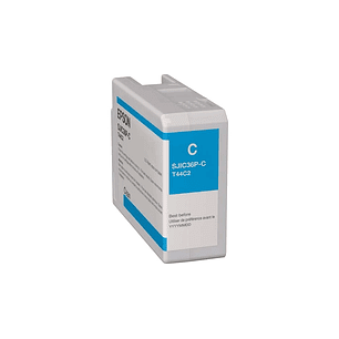 Epson SJIC36P Cyan Cartucho de Tinta Original - C13T44C240/SJIC36P(C)