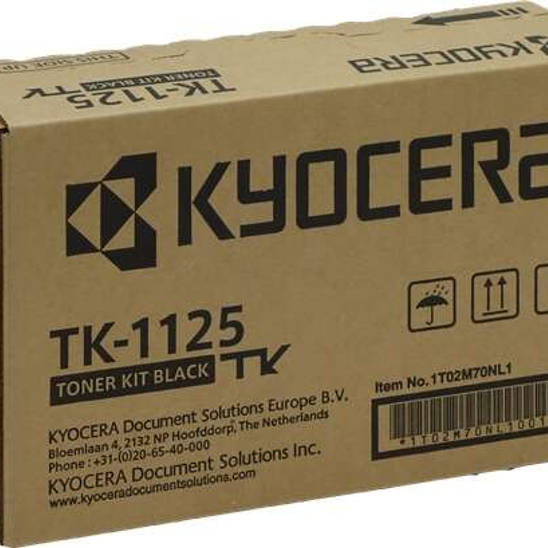 Kyocera TK1125 Negro Cartucho de Toner Original - 1T02M70NL0/1T02M70NL1 1