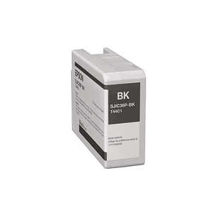 Epson SJIC36P Negro Cartucho de Tinta Original - C13T44C140/SJIC36P(K)