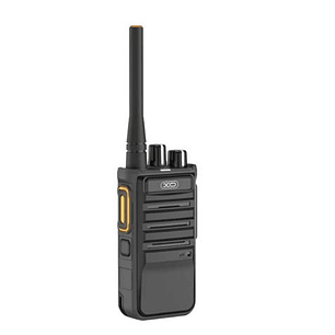 XO DJJ01 Pack 2 Walkie Talkies - 8 Canales - Autonomia hasta 13h - Base de Carga - Color Negro