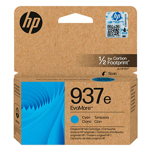HP 937e XL Cyan Cartucho de Tinta Original - 4S6W6NE
