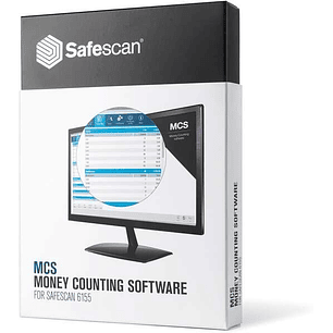 Safescan MCS Software para Conteo de Dinero - Compatible con Safescan 2465-S, 2665-S, 2685-S, 2865-S, 2985-SX, 2995-SX, 1450, 6165 y 6185 - Pack Retai