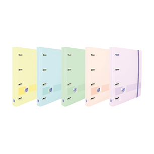 Oxford Ebind Oxfl&G Cuaderno A5+ Tapa Pastel+R5 Puntos Pastel - Papel de Alta Calidad - Tamaño A5+ - Tapa Resistente - Diseño de Puntos Pastel