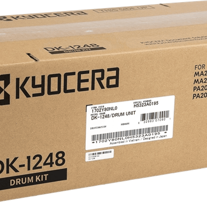 Kyocera DK1248 Negro Tambor de Imagen Original - 1702Y80NL0 (Drum) 1