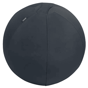 Leitz Ergo Active Balon de Asiento Antideslizante 55cm - Asa de Transporte Resistente - Carga Maxima de 120kg - Funda Lavable - Color Gris Oscuro