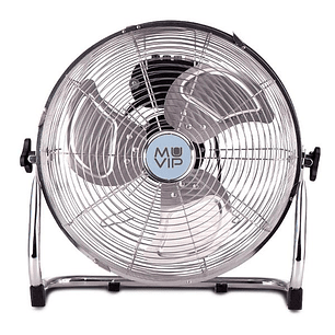 Muvip Ventilador Industrial de Suelo - 100W - 3 Velocidades - Color Plata