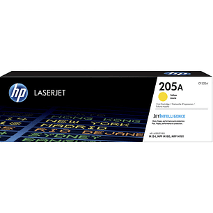 HP CF532A Amarillo Cartucho de Toner Original - 205A