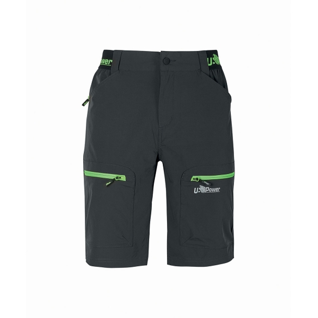 Upower Ares Bermudas de Trabajo con Corte Jogging - Talla 3XL - Multibolsillos con Cremallera y Velcro, Proteccion Lumbar, Cinta Reflectante, Impermea 1