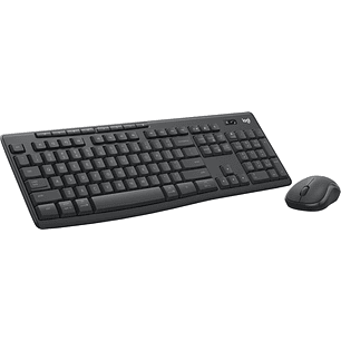 Logitech MK370 Pack Inalambrico USB Teclado Multimedia + Raton 1000dpi 3 Botones - Uso Ambidiestro - Color Negro