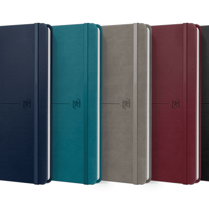 Oxford Signature Cuaderno Cosido Tapa Extradura A5 - 1 Linea - 80 Hojas - Colores Surtidos 1