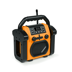 Thomson WKR60BT Radio y Altavoz 30W  - Resistente a Salpicaduras y Polvo -  Color Naranja