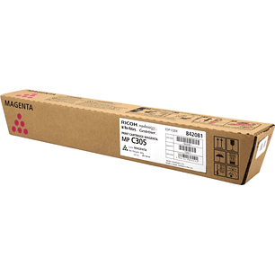 Ricoh Aficio MP-C305/MP-C305SPF Magenta Cartucho de Toner Original - 842081/841596/MPC305E