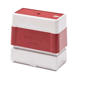 Brother PR2260R6P Pack de 6 Monturas de Sellos Originales - 22x60mm - Color Rojo