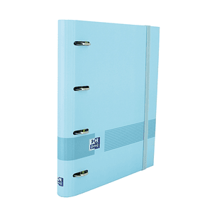 Oxford & You A4+ Europeanbinder - Tapa Extradura - Lomo 45mm - Anillas 4Dx35mm - Recambio 5x5 - Pizarra Write & Erase - Hoja de Pegatinas