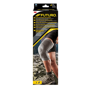 Futuro Rodillera - Talla M - Estabilizadora - Uso de Alto Rendimiento - Transpirable - Elastico - Color Gris