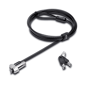 Kensington Nanosaver Candado con Llave para Ordenadores Portatiles y Dispositivos Ultrafinos - Cabezal de 10mm Cleattm - Cable de Acero Resistente a C