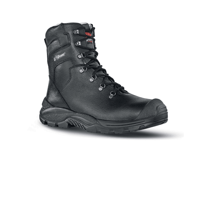 Upower Klever UK S Calzado de Seguridad Botines - Talla 38 - Empeine de Piel Lleno Flor, Hidrofugos, Toe-Tapa de Poliuretano, Forro de Lana Ecologica, 1