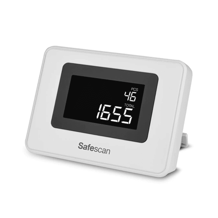 Safescan Ed-160 Pantalla LCD Externa - Compatible con Contadoras de Billetes Safescan 2265 y 2985-SX - Facilita la Lectura de Resultados - Facil de In 1