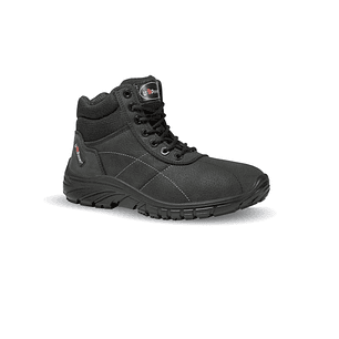 Upower Sting Grip Calzado de Seguridad Botines - Talla 35 - Empeine Nubuck Hidrofugo, Antiestatico, Resistente a Hidrocarburos, Suela Antideslizante, 