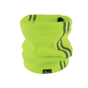Upower Braga de Cuello con Reguladores - Talla Unica - Logotipo Bordado, Material 100% Poliester, Durabilidad y Estilo - Color Amarillo Fluorescente