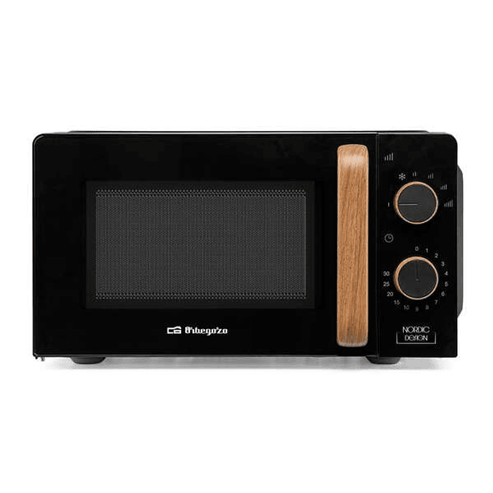 Orbegozo Mi 2120 Microondas - Capacidad 20L - Potencia 700W - 6 Niveles de Potencia - Temporizador 30min - Descongelacion 1