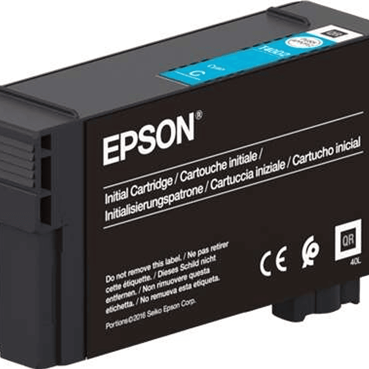 Epson T40D2 Cyan Cartucho de Tinta UltraChrome XD2 Original C13T40D240 1