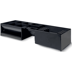 Safescan 4617T Gaveta para Cambios de Turno - Diseño Ajustable - Almacenamiento Seguro - Conteo Rapido - Compatible con Cajon Portamonedas SD-4617S