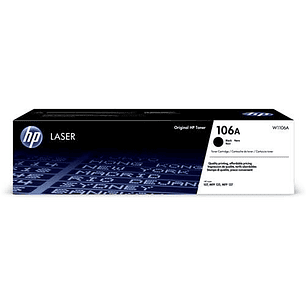 HP W1106A Negro Cartucho de Toner Original - 106A