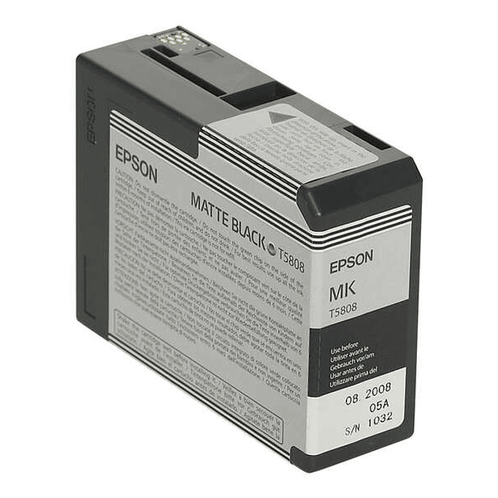 Epson T5808 Negro Mate Cartucho de Tinta Original - C13T580800 1