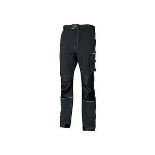 Upower Ibiza Pantalon de Trabajo Confortable - Talla 4XL - Tejido Tecnico Elastico, Bolsillos Inteligentes, Cinturon Integrado, Detalles Reforzados, C