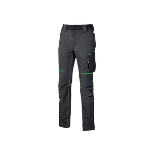 Upower World Pantalon Resistente y Transpirable - Talla L - Secado Rapido, Multiples Bolsillos Funcionales, Ajuste Retractil, Proteccion DPI1 - Color 