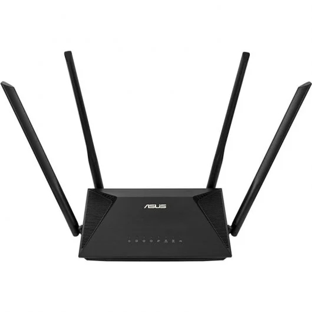 Asus RT-AX53U Router AX1800 WiFi 6 Dual Band - Hasta 1800Mbps - 3 Puertos RJ45 LAN, 1 Puerto RJ45 WAN y 1 Puerto USB-2.0 - 4 Antenas Externas 1